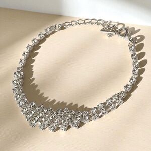 Timeless Classic Aged Silver Tone Rhinestone Bracelet